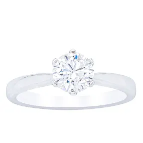 18ct White Gold 1.00ct Diamond Nova Ring