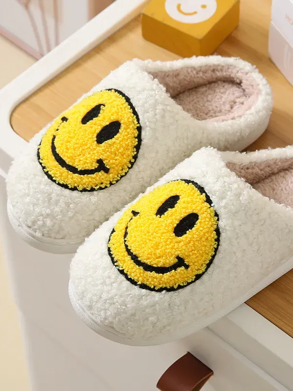 27 Kids Smiley Slippers