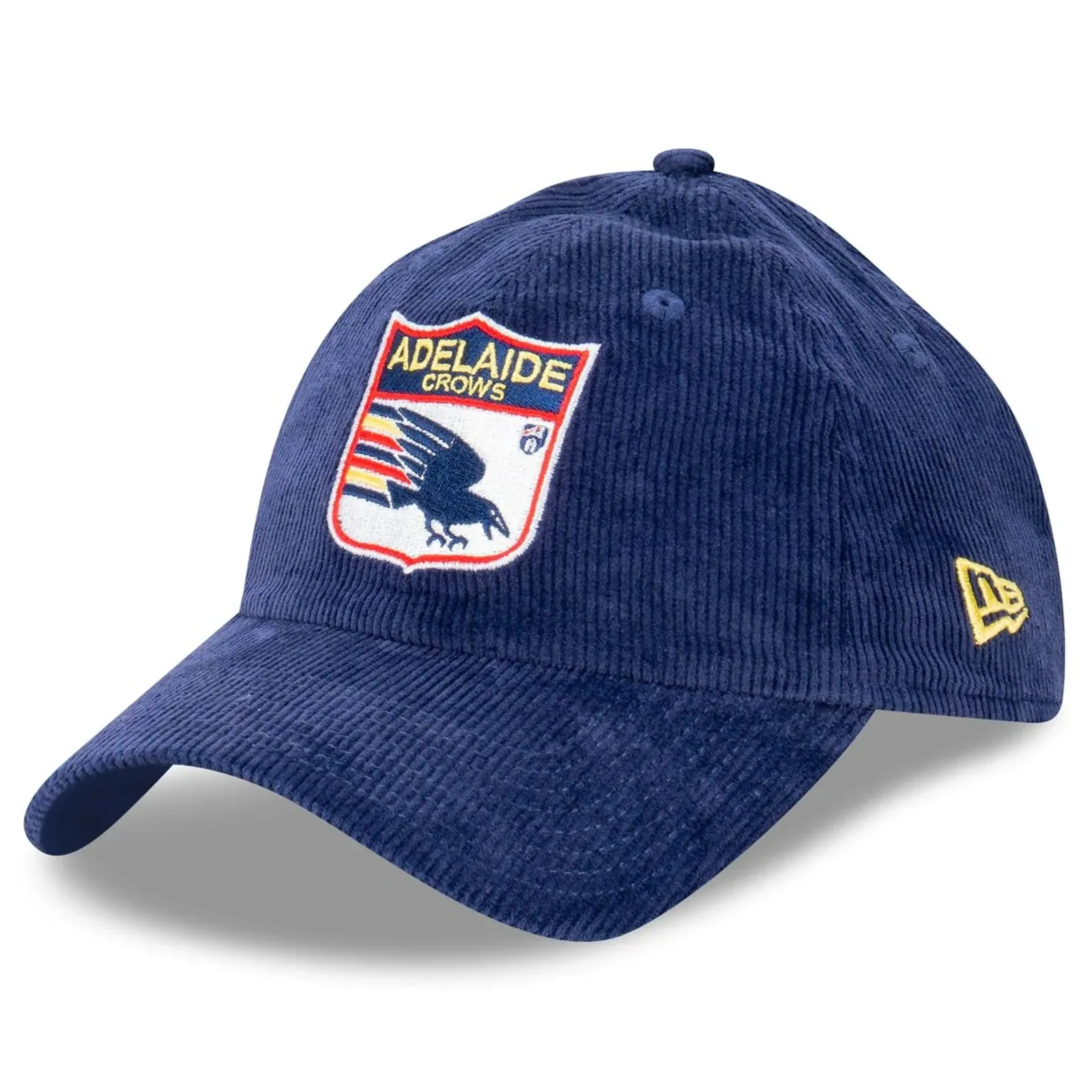 Adelaide Crows Official Classic Retro Cap Team Colours Corduroy Snapback AFL by New Era