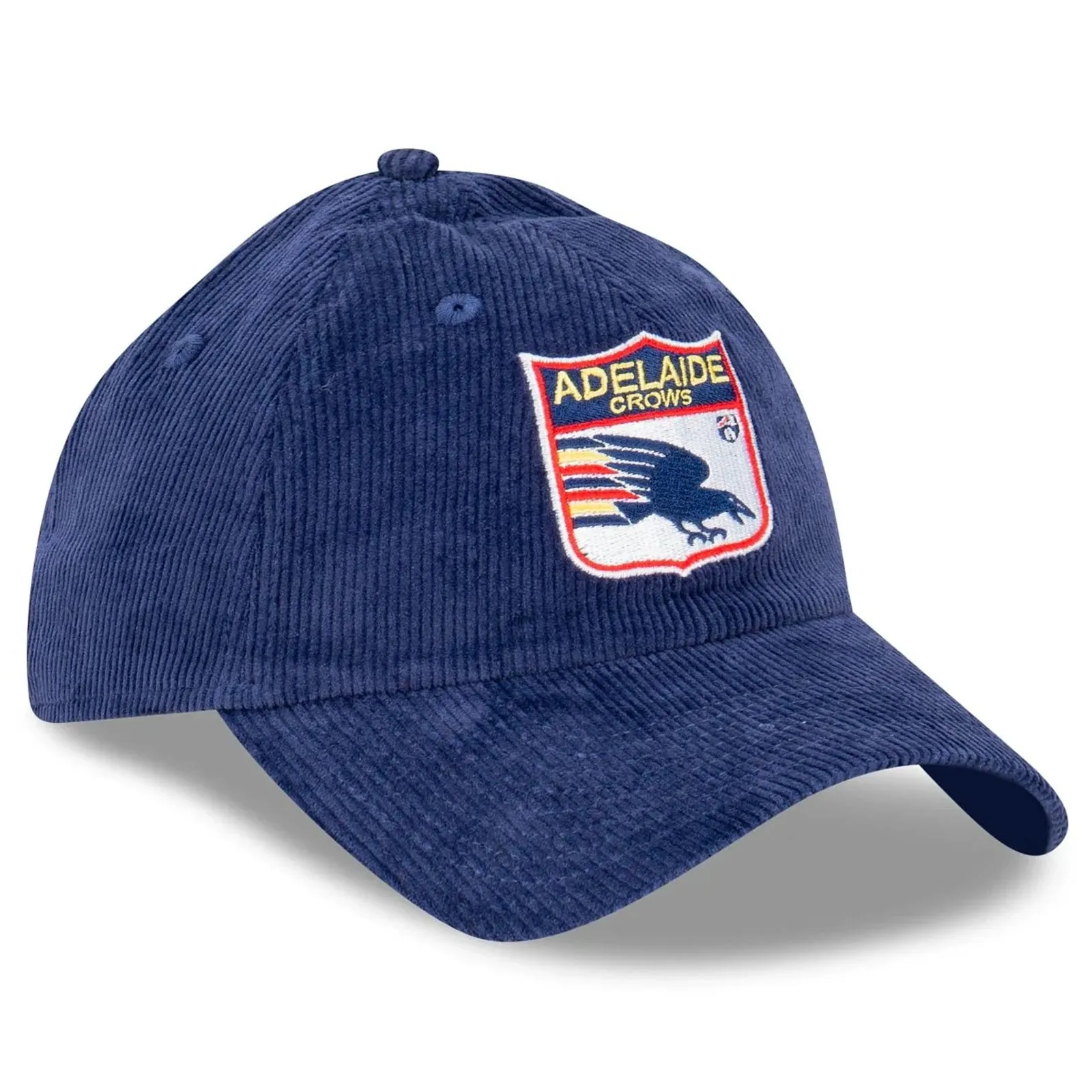 Adelaide Crows Official Classic Retro Cap Team Colours Corduroy Snapback AFL by New Era