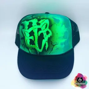 Airbrush Fox Monster Hat Design