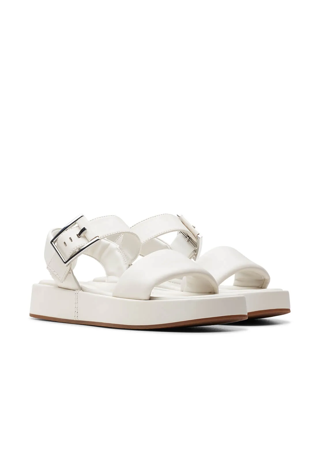 Alda Strap Sandal - White