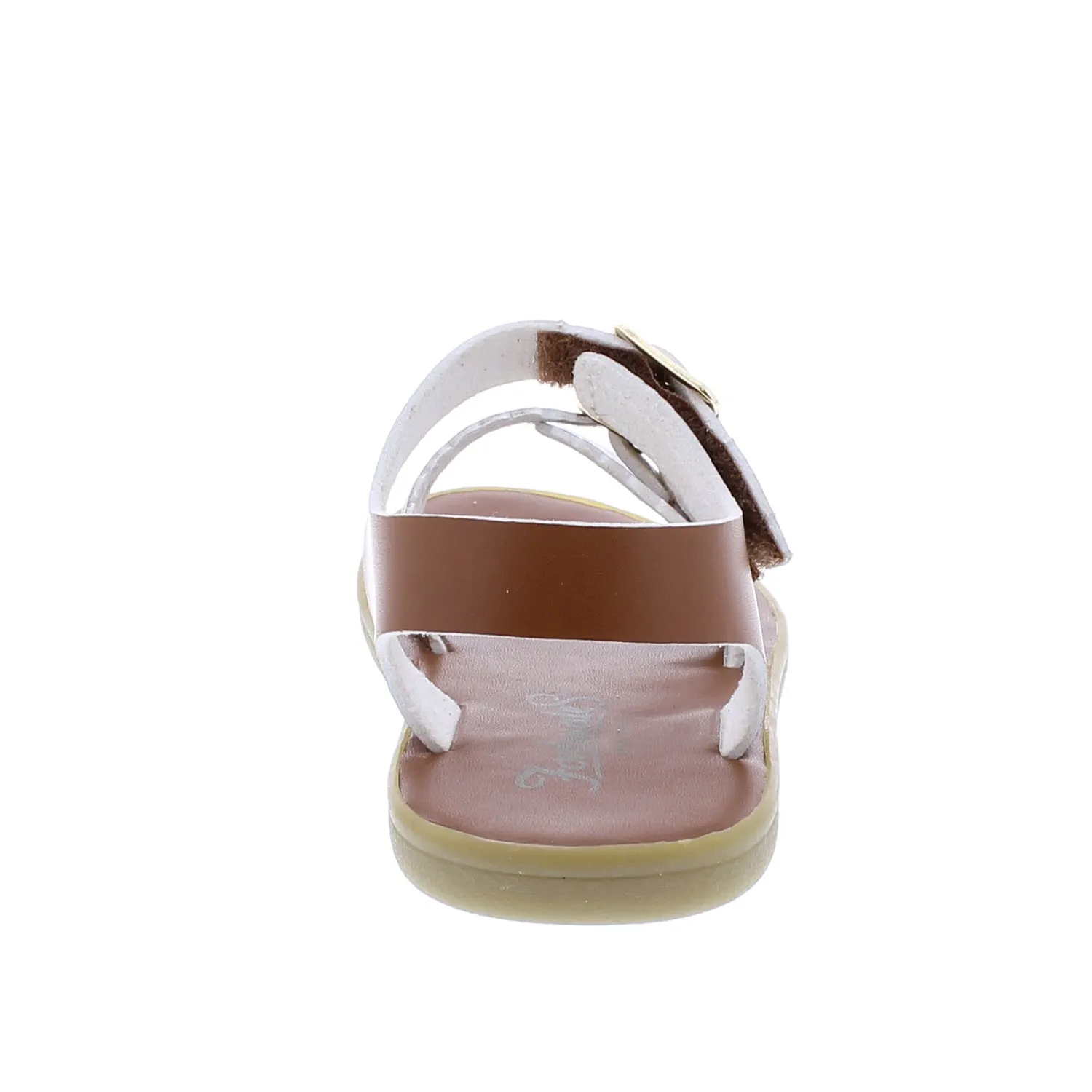 Ariel Eco Kid's Casual Sandal - Tan Microfiber