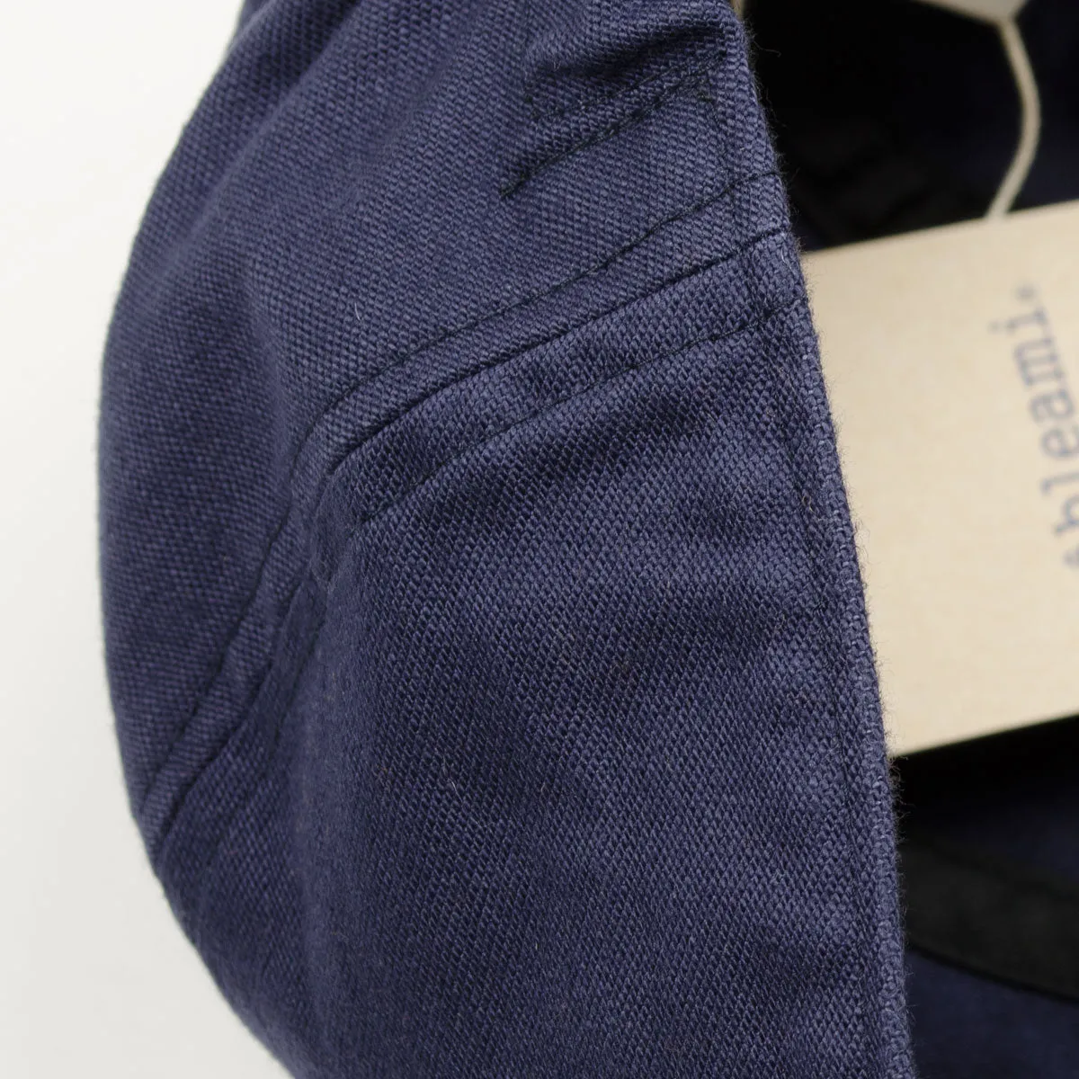 cableami - Baker Back Satin (Sulfit Dye) Soft Bill Cap - Navy