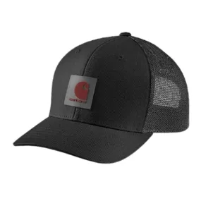 Carhartt Rugged Flex Logo Patch Trucker Hat Black 105216