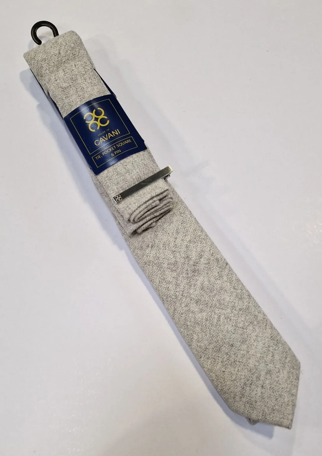 Cavani Kyra Grey Tie Set