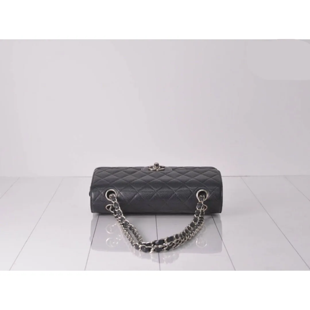 CHANEL Caviar Chain Shoulder SV Metallic Parts 6th Series