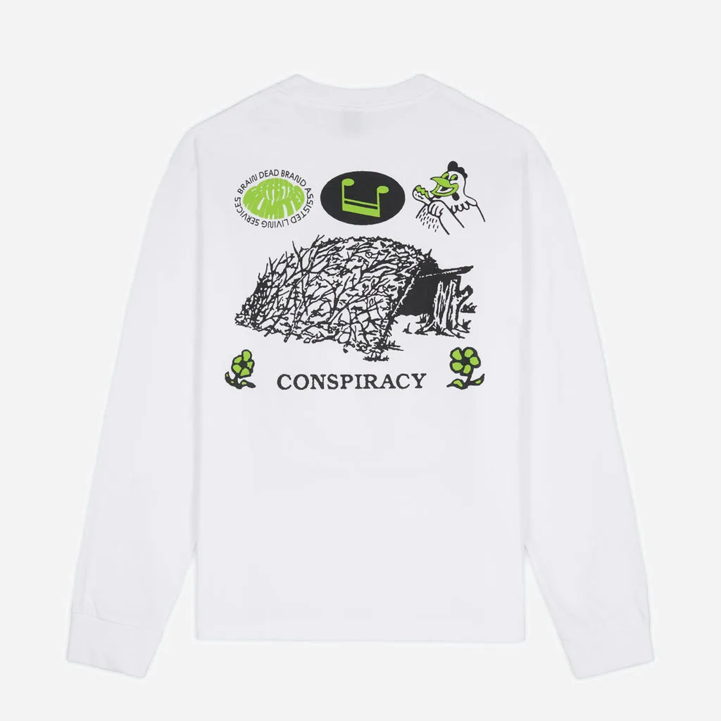 Conspiracy LS T-Shirt - White