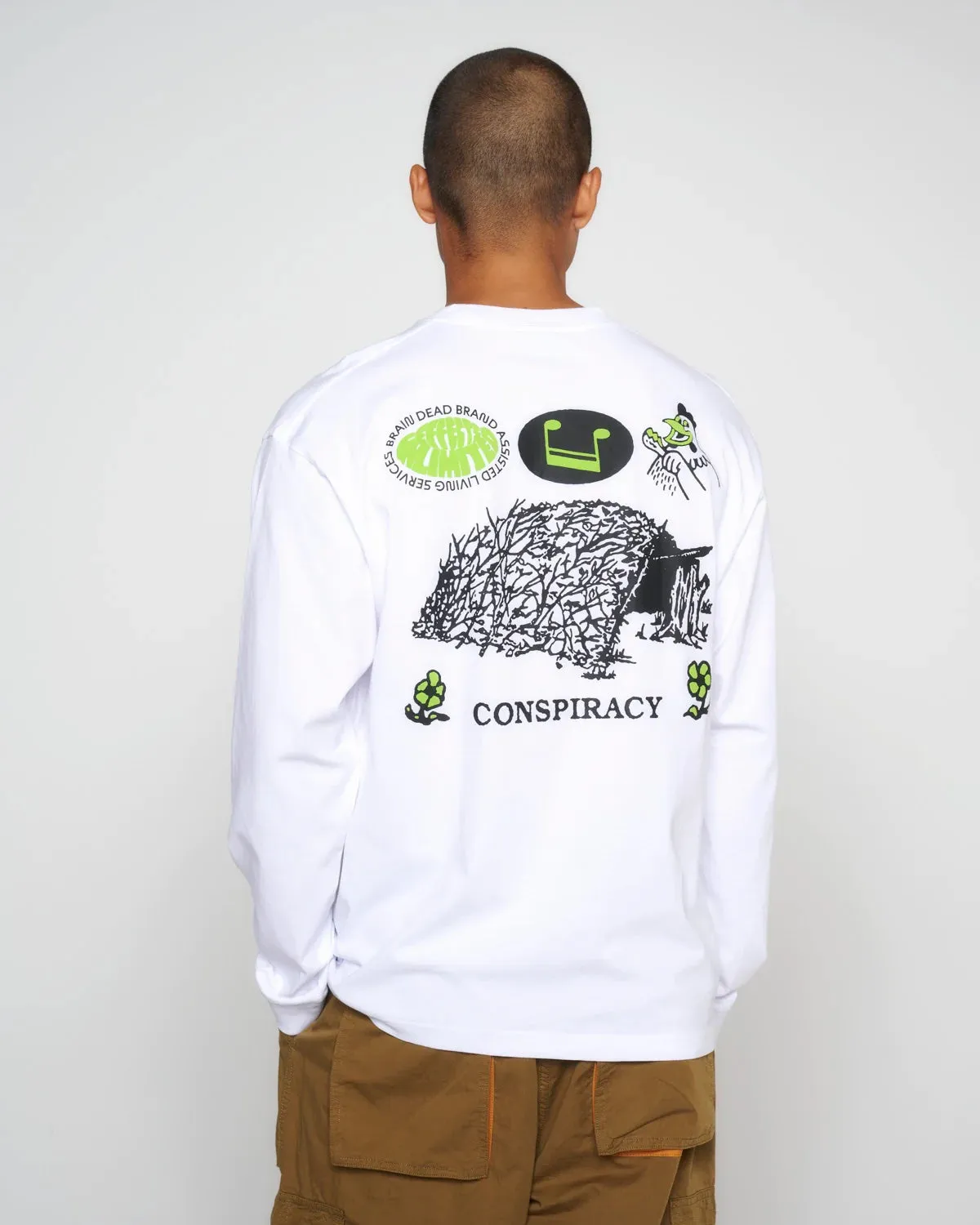 Conspiracy LS T-Shirt - White