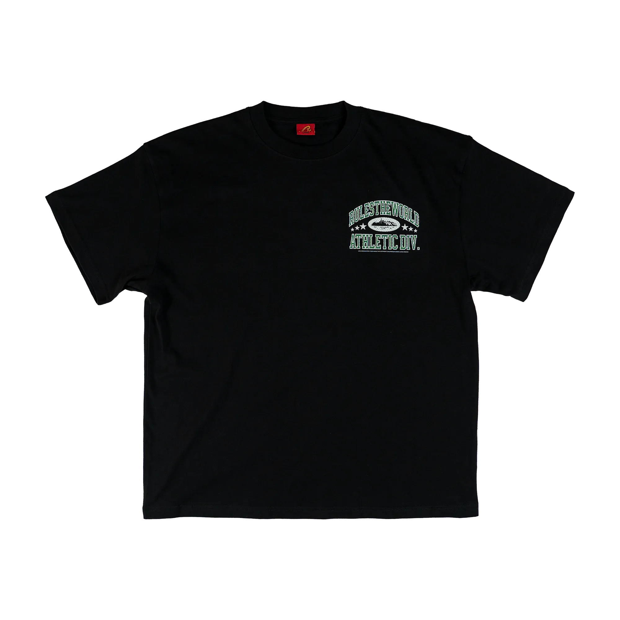 Corteiz Athletic Division T-Shirt Black/Green