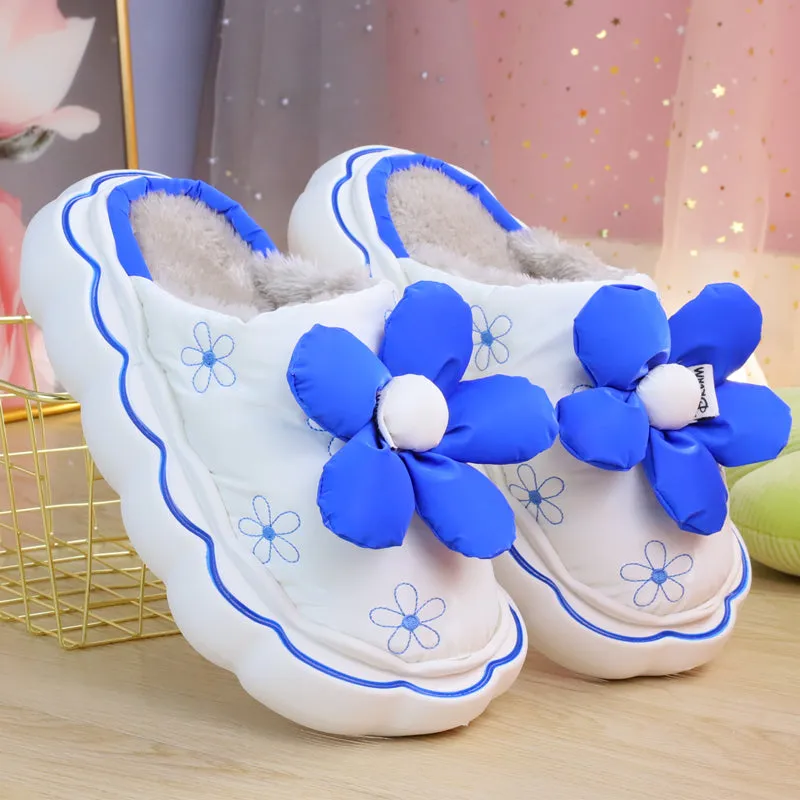 Cute Comfy Inside Flower Slippers