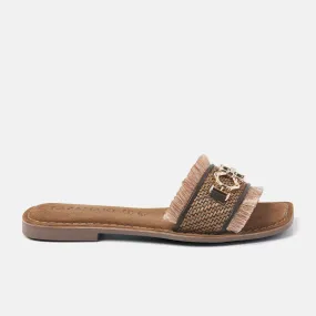 Dames Slippers 75.362 Brown