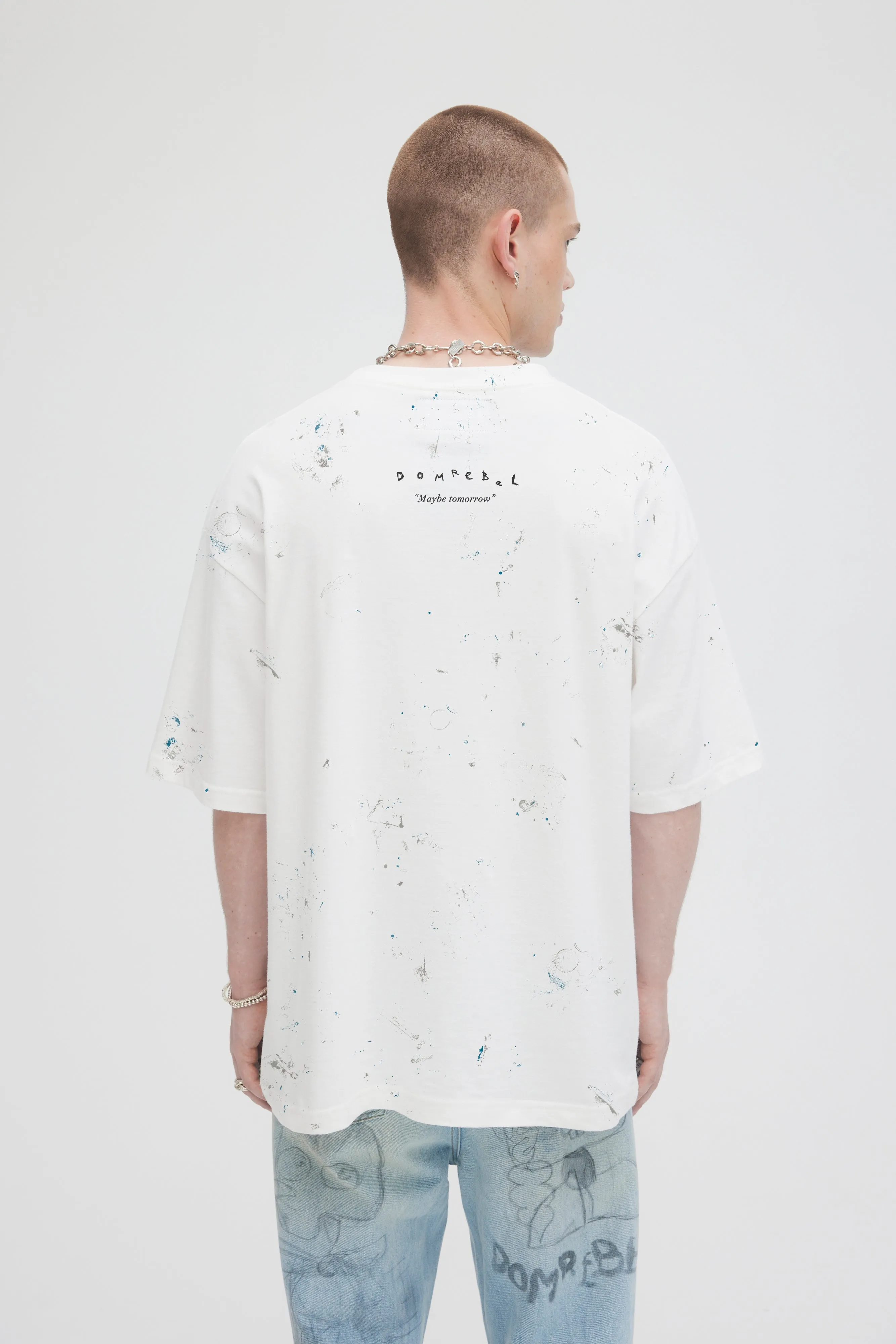 DOMREBEL Scuff Tomorrow Tee - Ivory