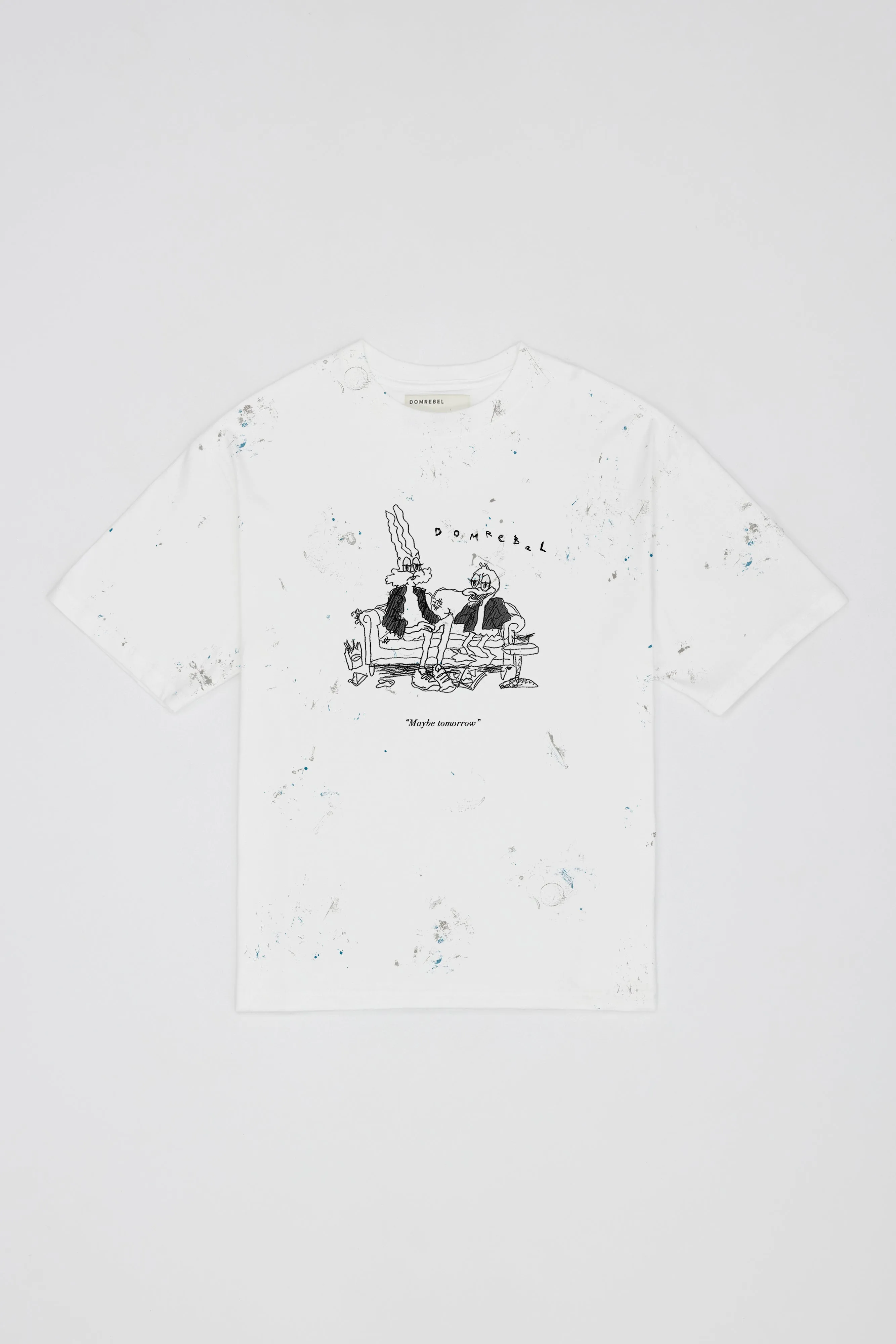 DOMREBEL Scuff Tomorrow Tee - Ivory