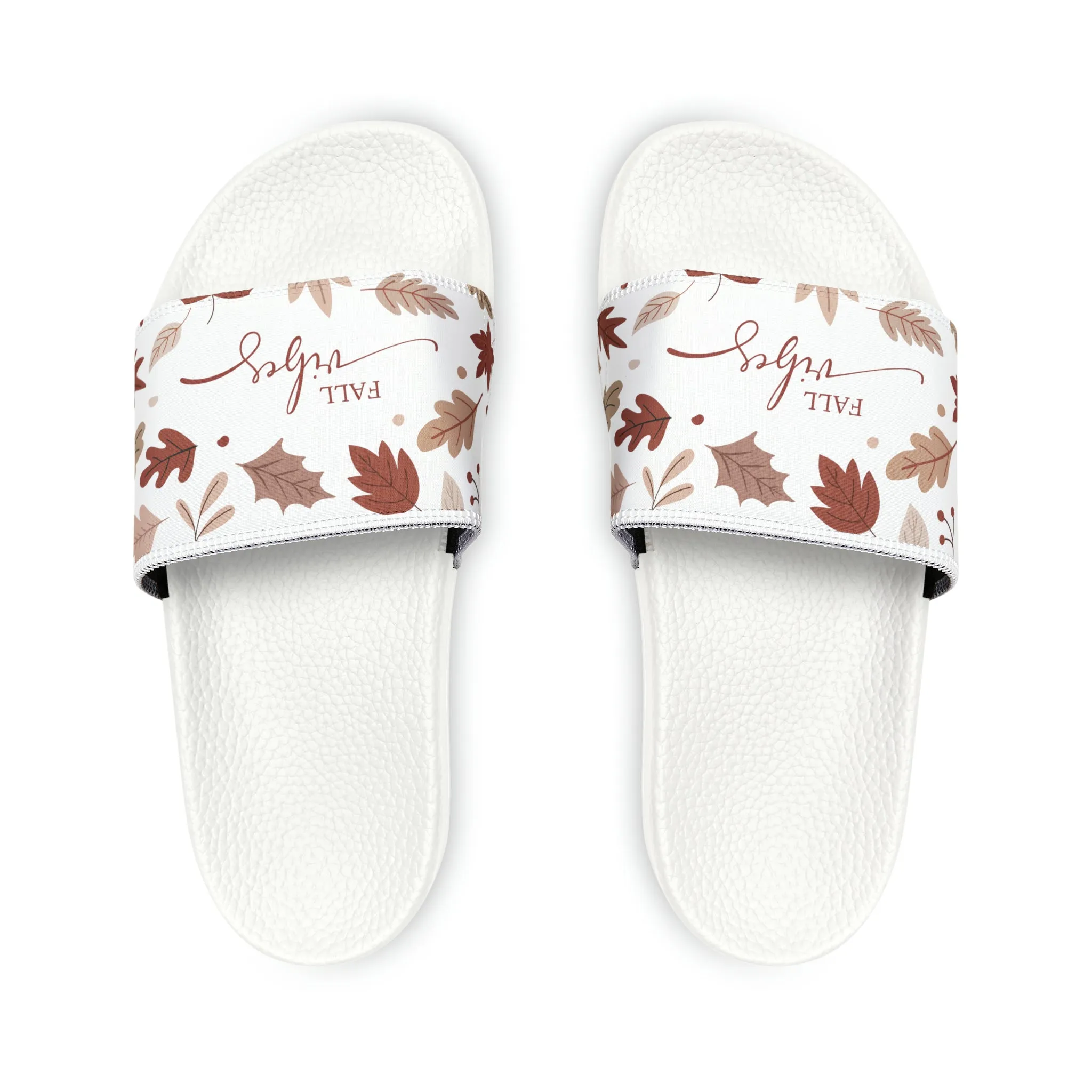 Fall Vibes - Women's PU Slide Sandals