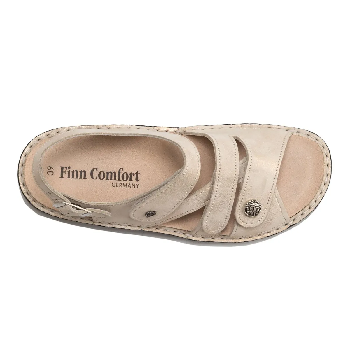 Finn Comfort Women's Gomera Champagne Nuvola