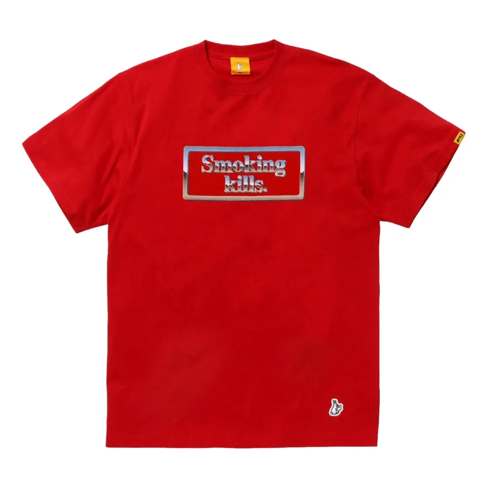 #FR2 METALLIC COLOR BOX LOGO T-SHIRT-RED