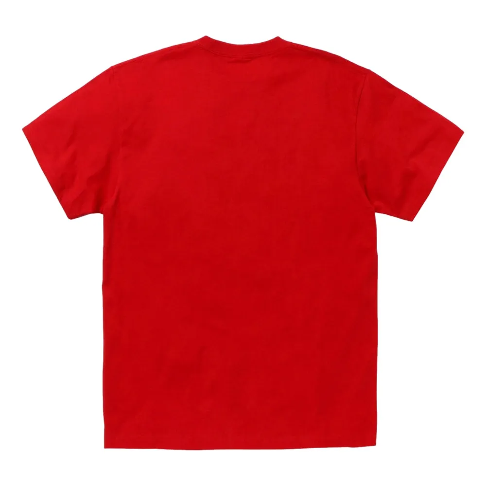 #FR2 METALLIC COLOR BOX LOGO T-SHIRT-RED