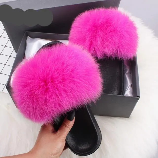 Fur Slippers