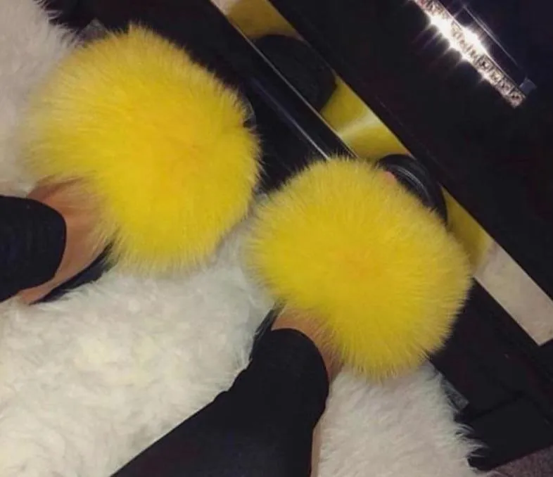 Fur Slippers