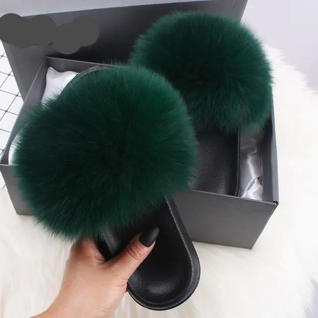 Fur Slippers