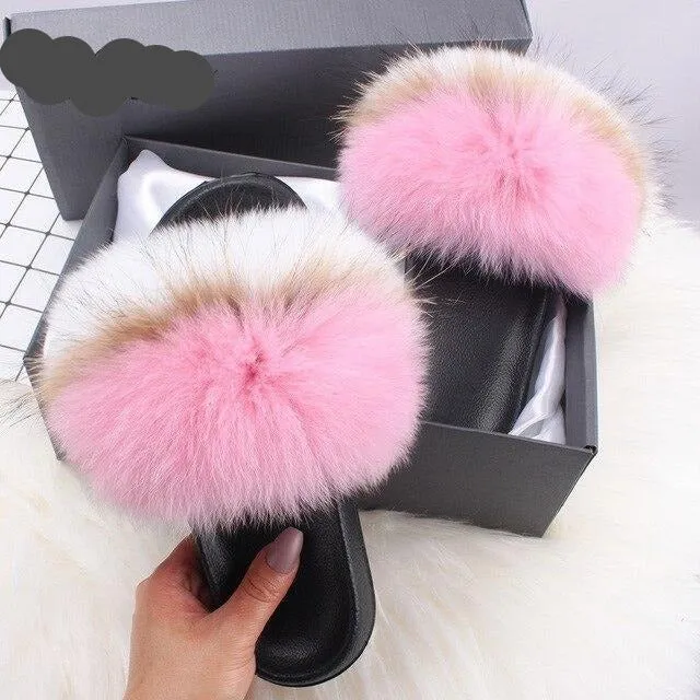 Fur Slippers