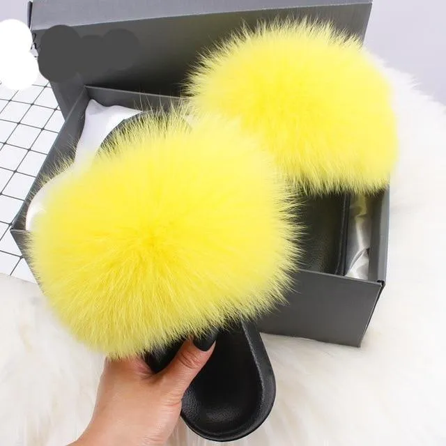 Fur Slippers