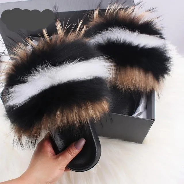 Fur Slippers