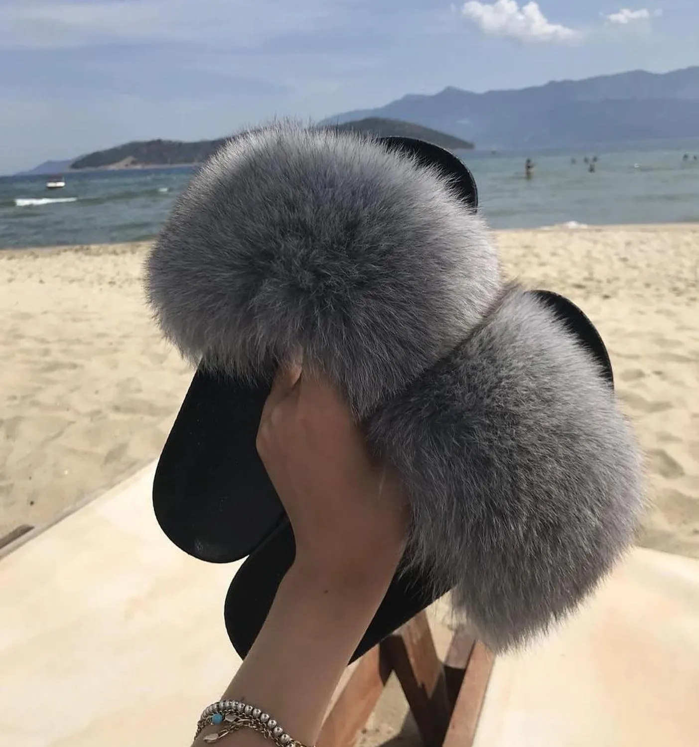 Fur Slippers