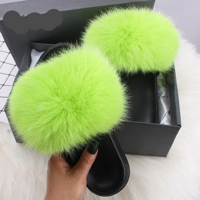 Fur Slippers