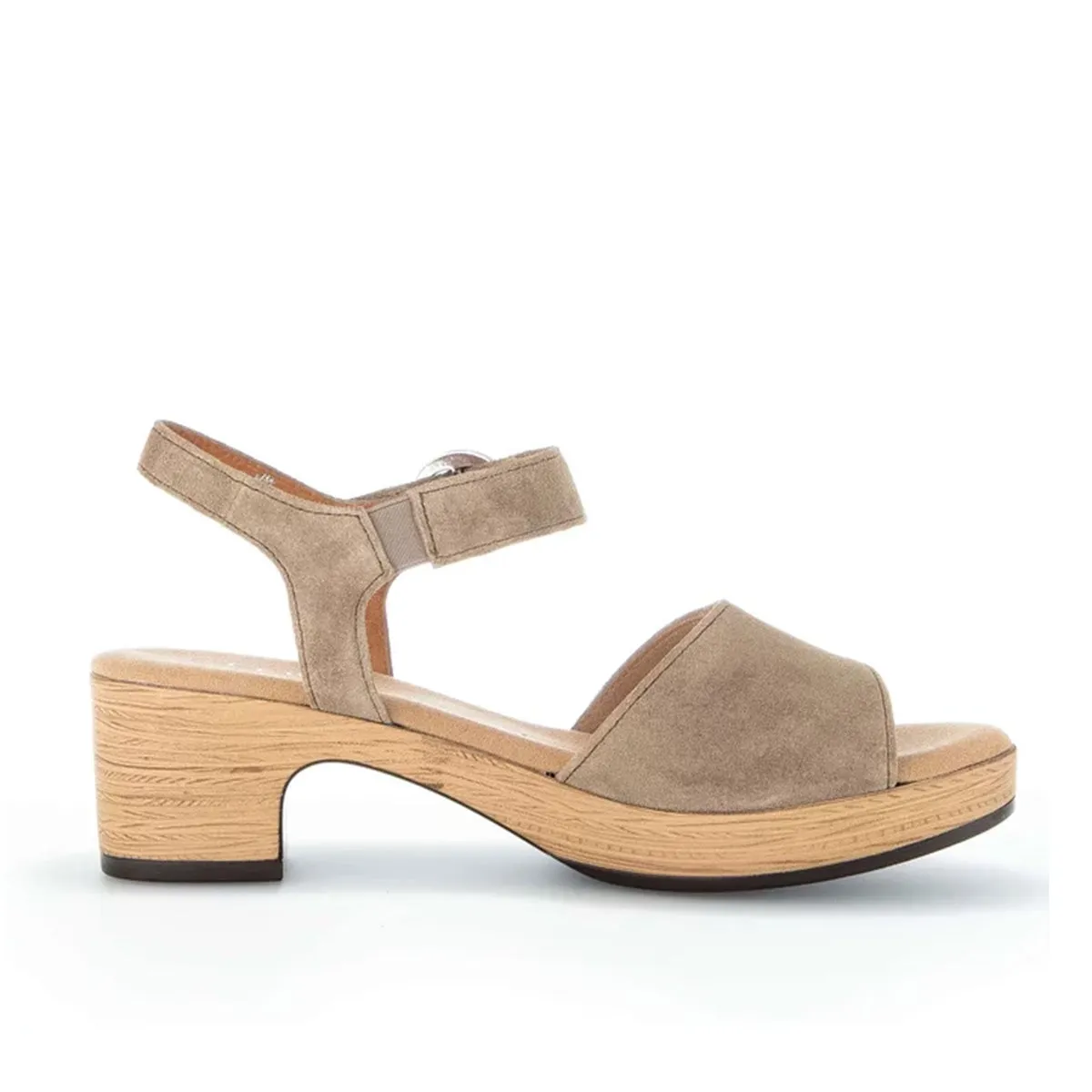 Gabor Brown platform sandal   