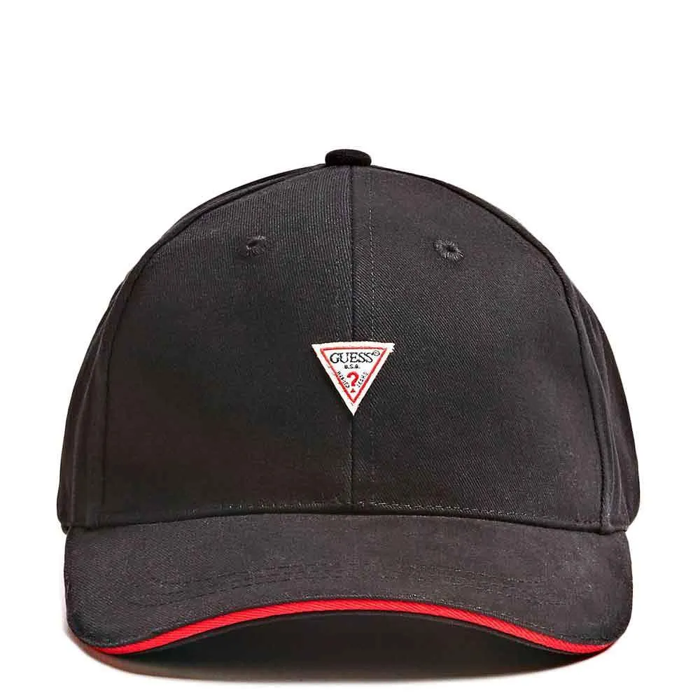 Guess Men's Triangle Logo Cap - Black