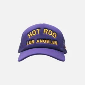 HOT ROD ESSENTIAL FOAM TRUCKER (PURPLE/GOLD)