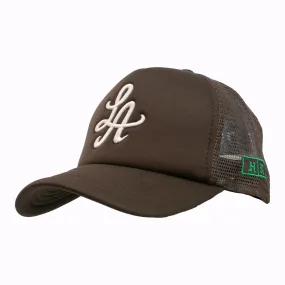 Siesta Jack Hot Rod LA Foam Trucker Hat - Brown/Beige