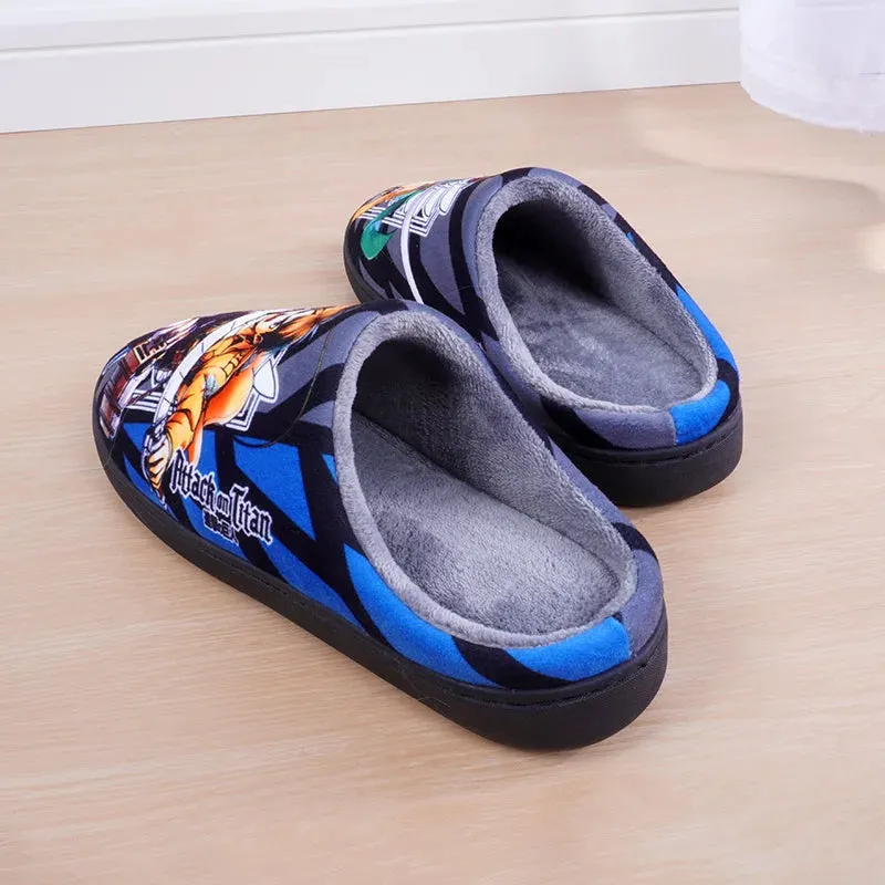 Japanese Anime ONE PIECE Winter House Slippers (2)