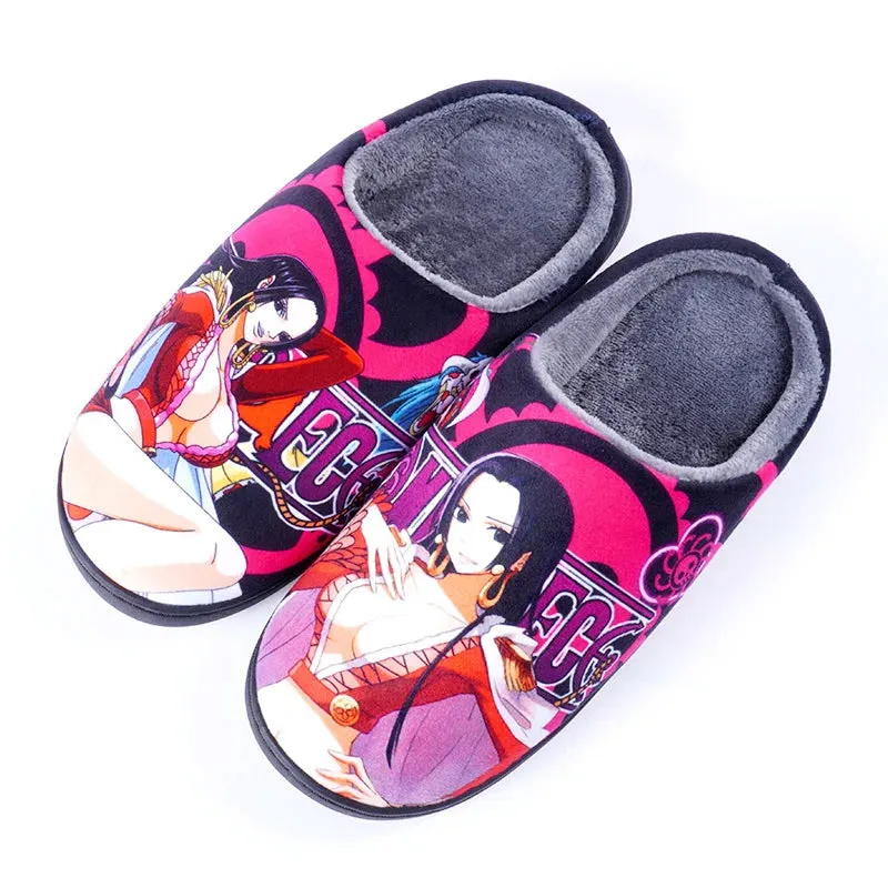 Japanese Anime ONE PIECE Winter House Slippers (2)