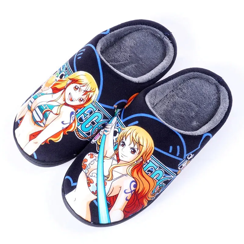 Japanese Anime ONE PIECE Winter House Slippers (2)