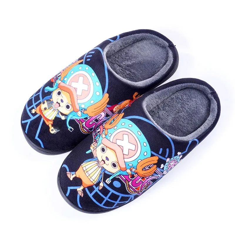 Japanese Anime ONE PIECE Winter House Slippers (2)