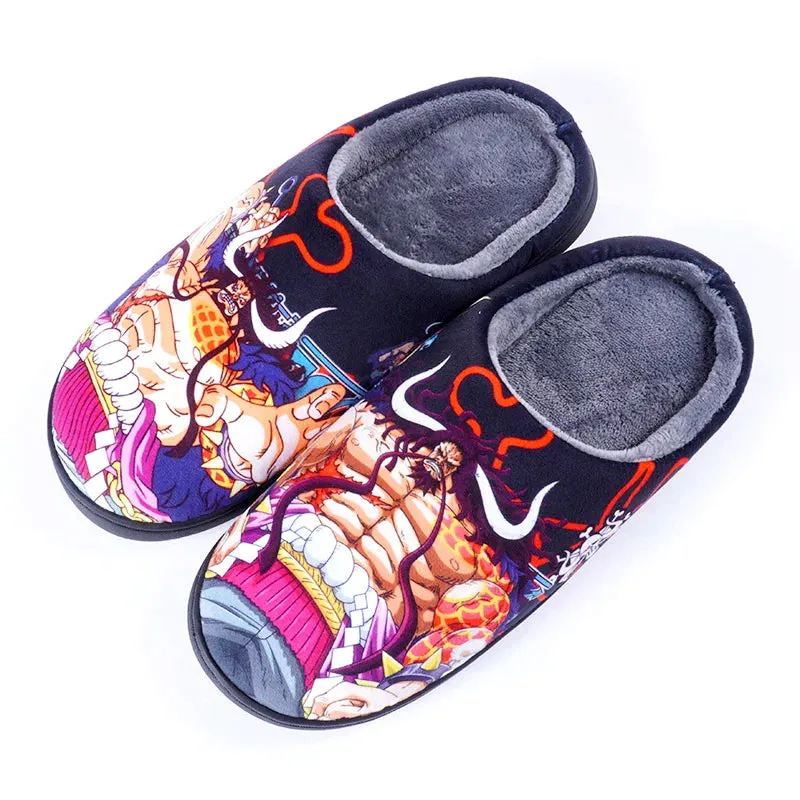 Japanese Anime ONE PIECE Winter House Slippers (2)