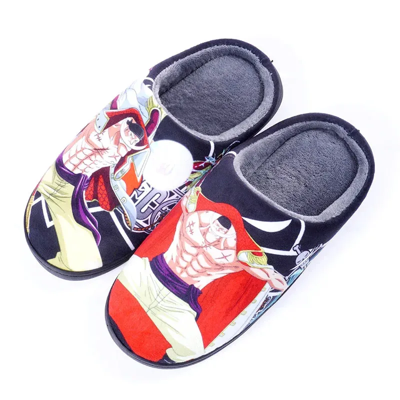 Japanese Anime ONE PIECE Winter House Slippers (2)