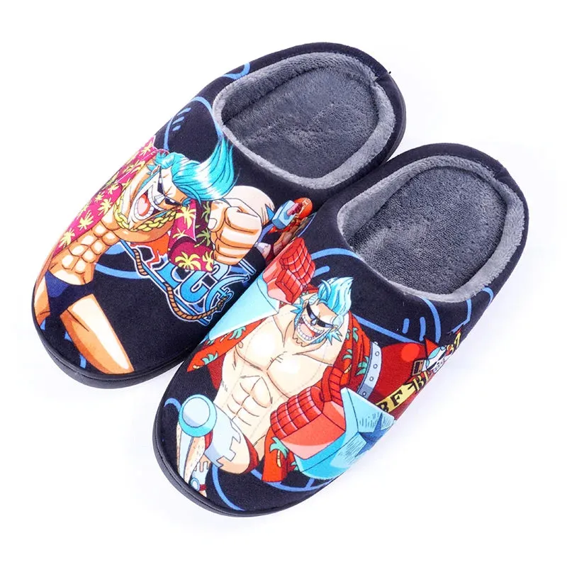 Japanese Anime ONE PIECE Winter House Slippers (2)