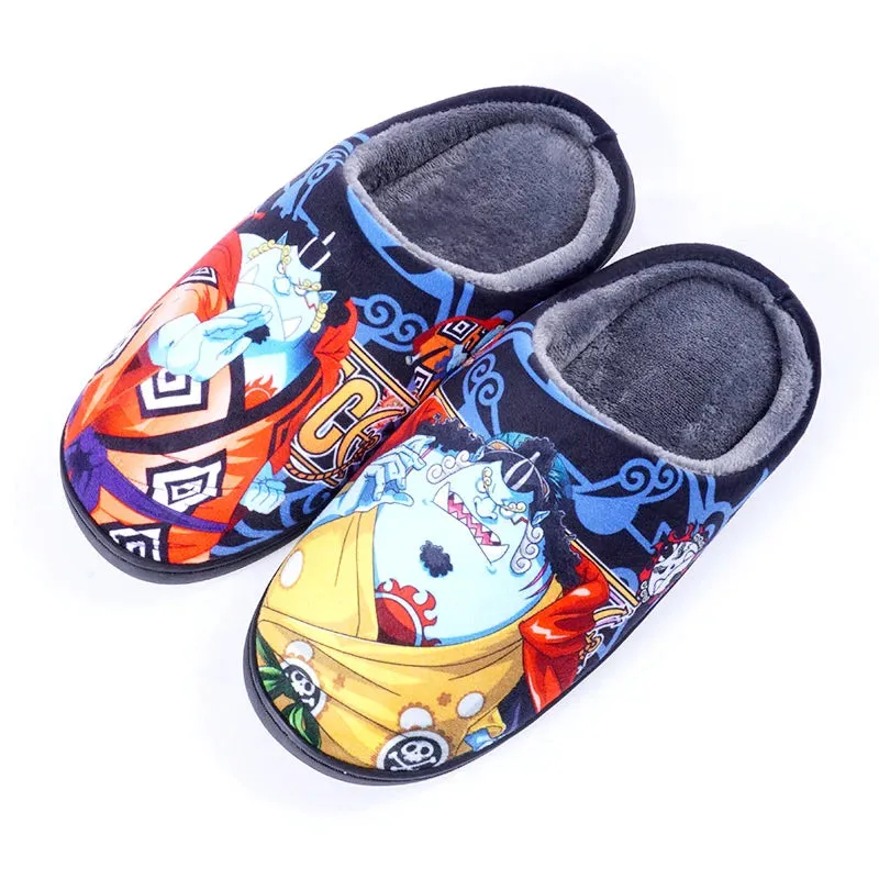 Japanese Anime ONE PIECE Winter House Slippers (2)