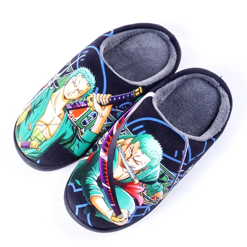 Japanese Anime ONE PIECE Winter House Slippers (2)