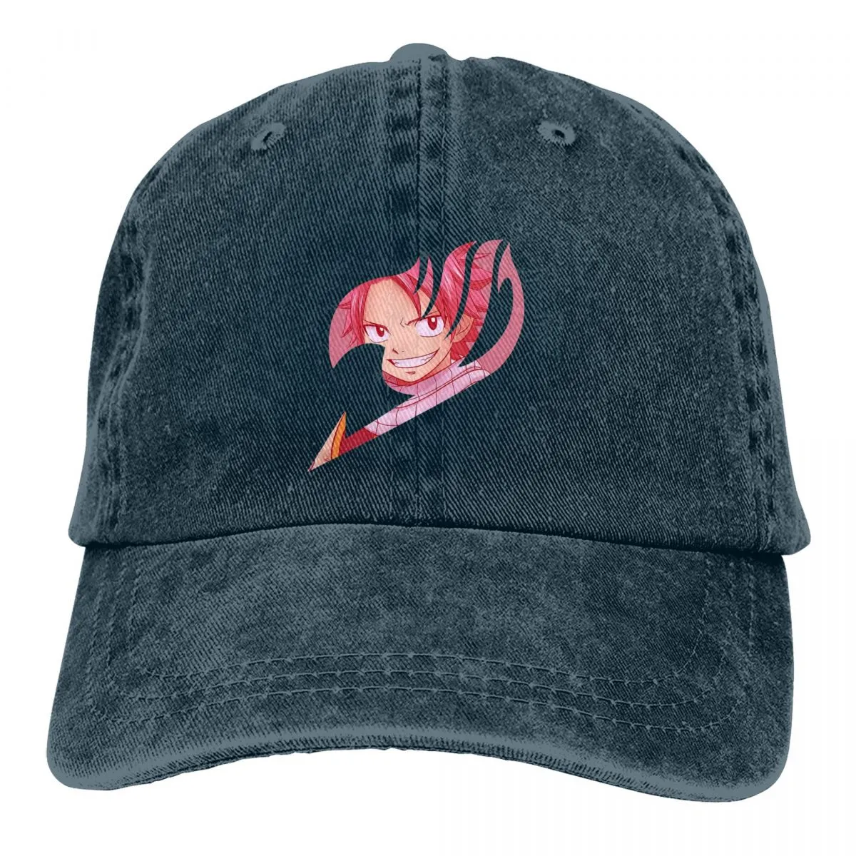 Kawaii Fairy Tail Natsu Pink Personalized Anime Multicolor Hat Peaked Cap