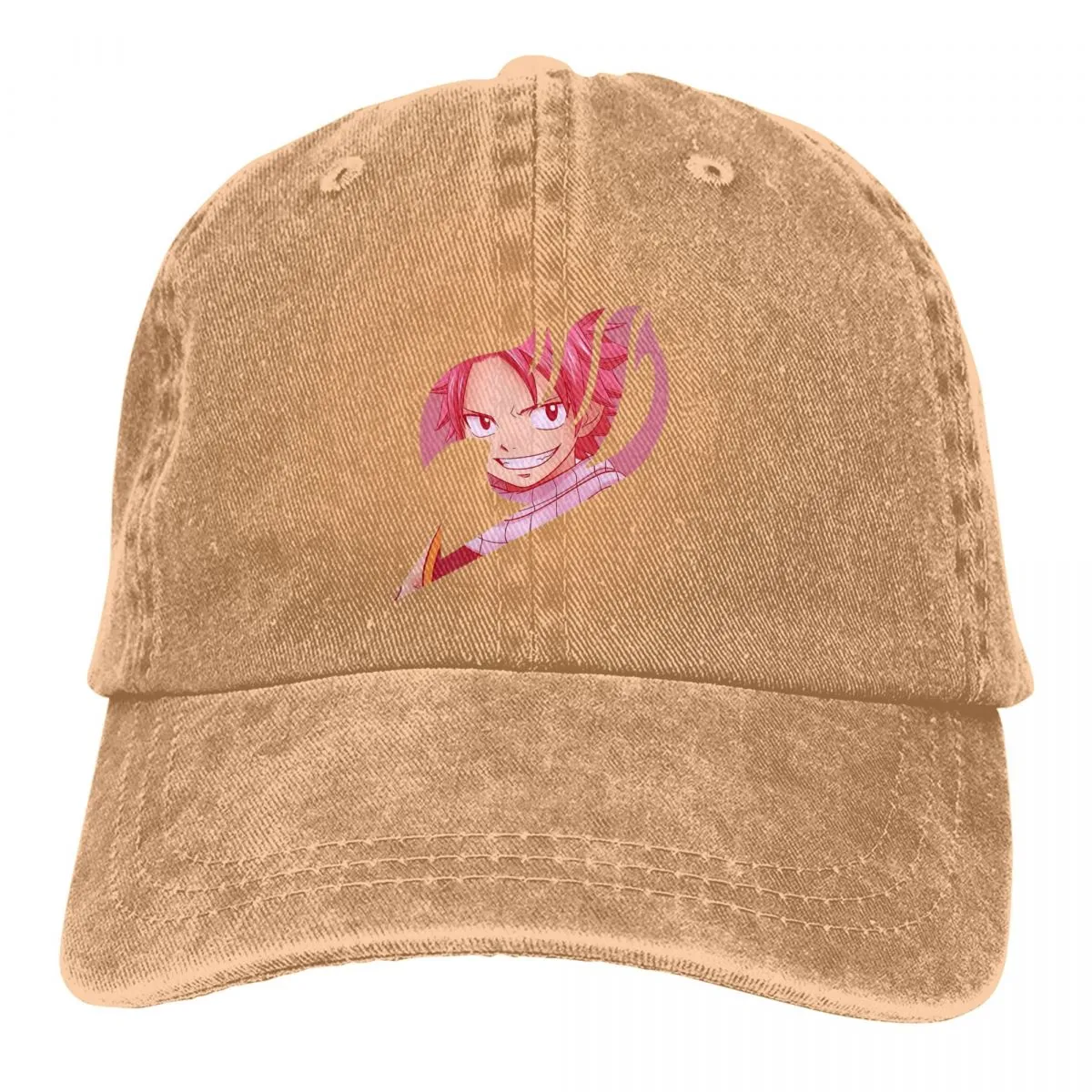 Kawaii Fairy Tail Natsu Pink Personalized Anime Multicolor Hat Peaked Cap