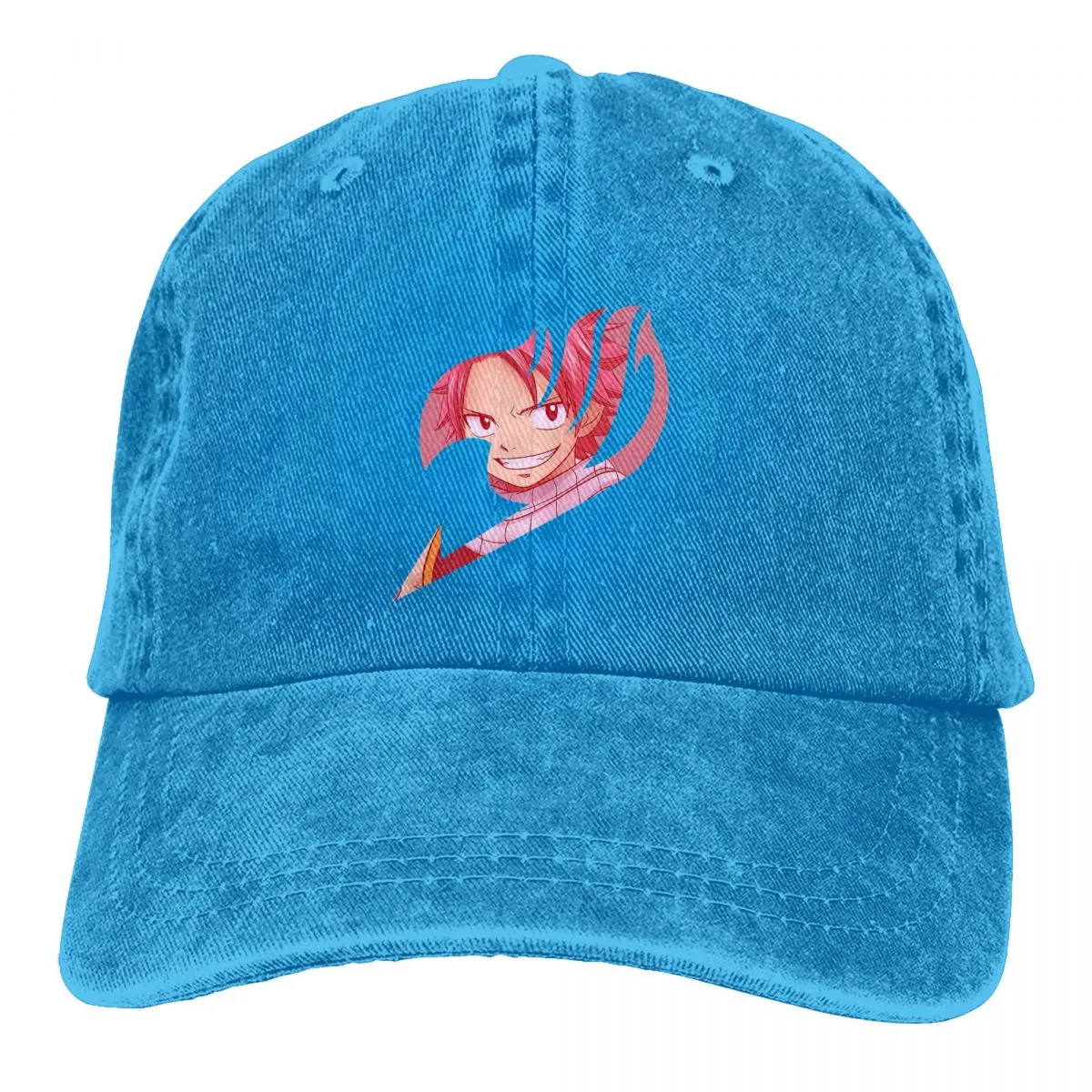 Kawaii Fairy Tail Natsu Pink Personalized Anime Multicolor Hat Peaked Cap