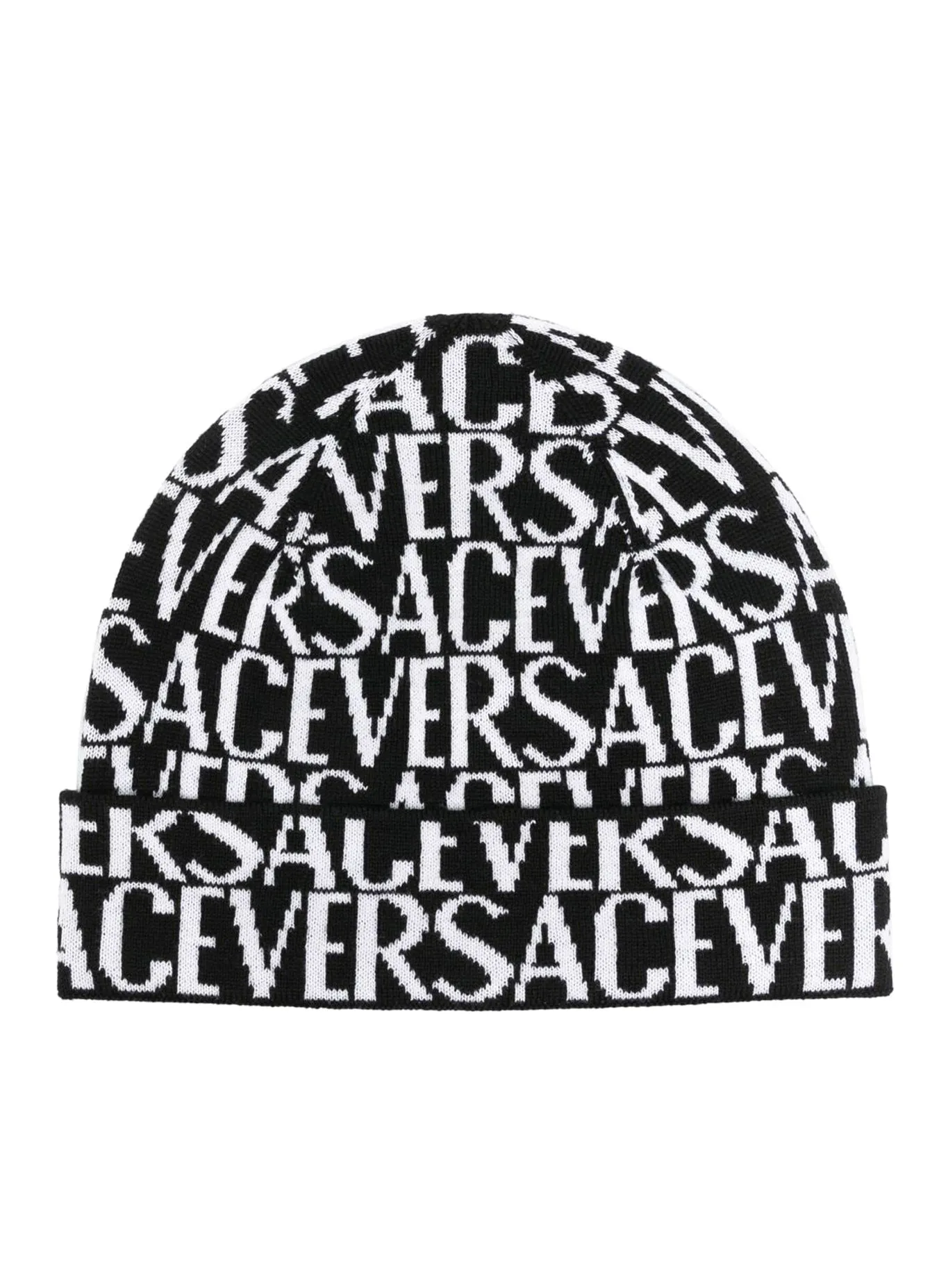 KNIT BEANIE VERSACE ALL OVER