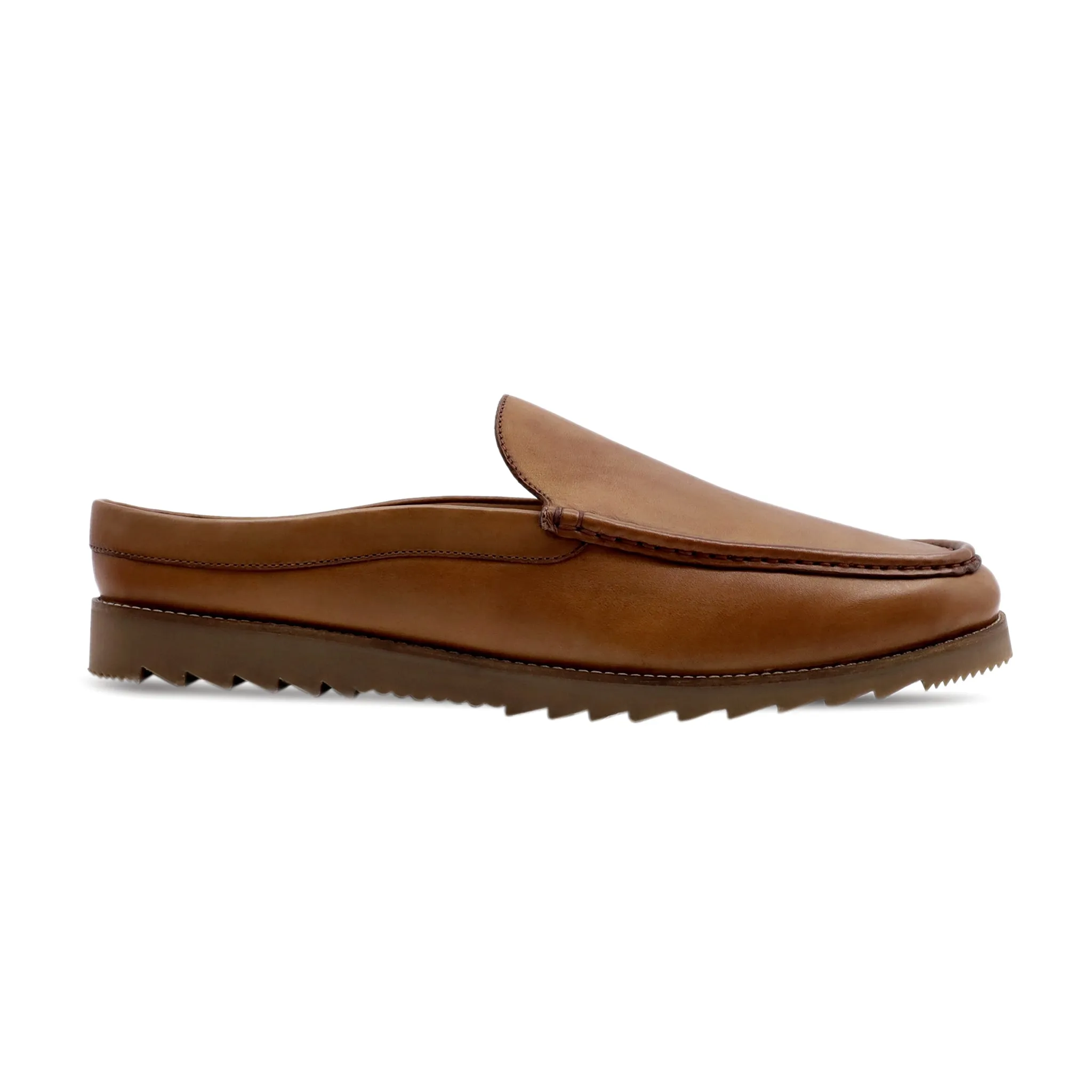 Lebanon - Men's Light Brown Calf Leather Slipper