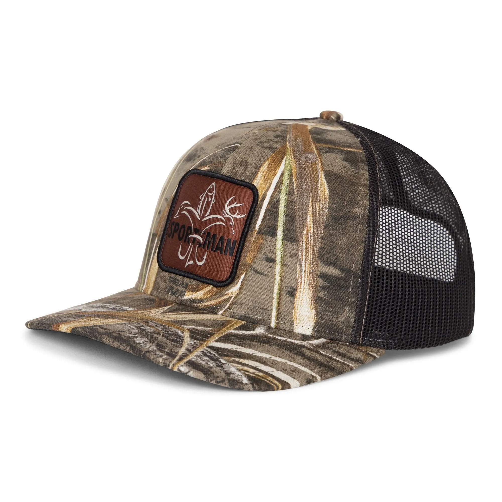 Logo Patch Snapback Camo Hunting Hat - Realtree Timber