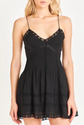 Loveshackfancy - Docila Mini Dress - Black